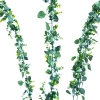 Eucalyptus leaves, eucalyptus vines, wall hangings, wedding simulation plants, festival artificial flowers, decoration factory wholesale Item Picture